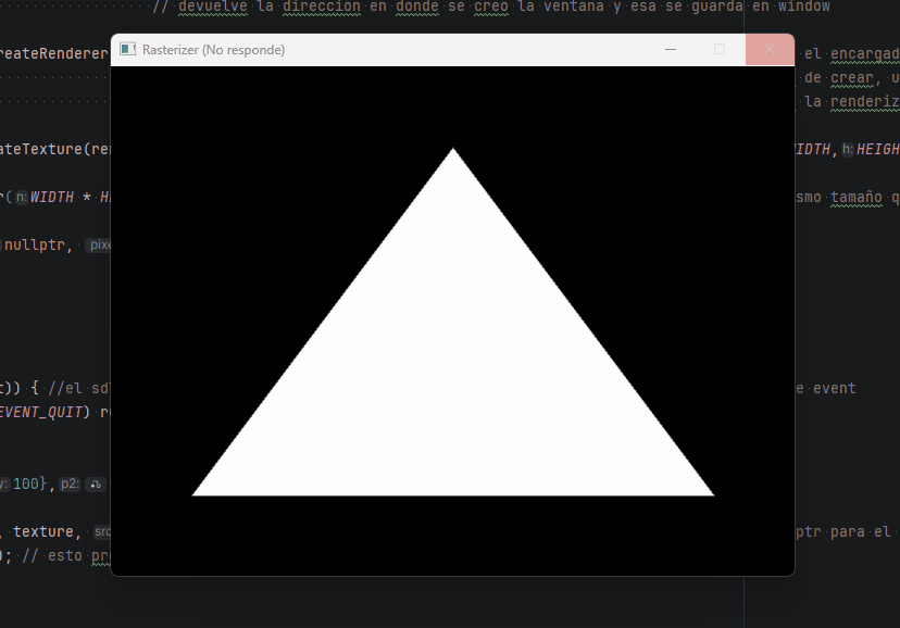 Triangle crash
