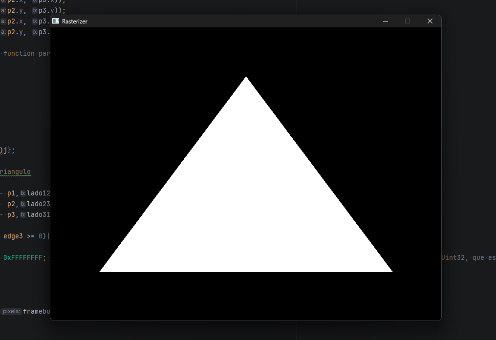 First triangle