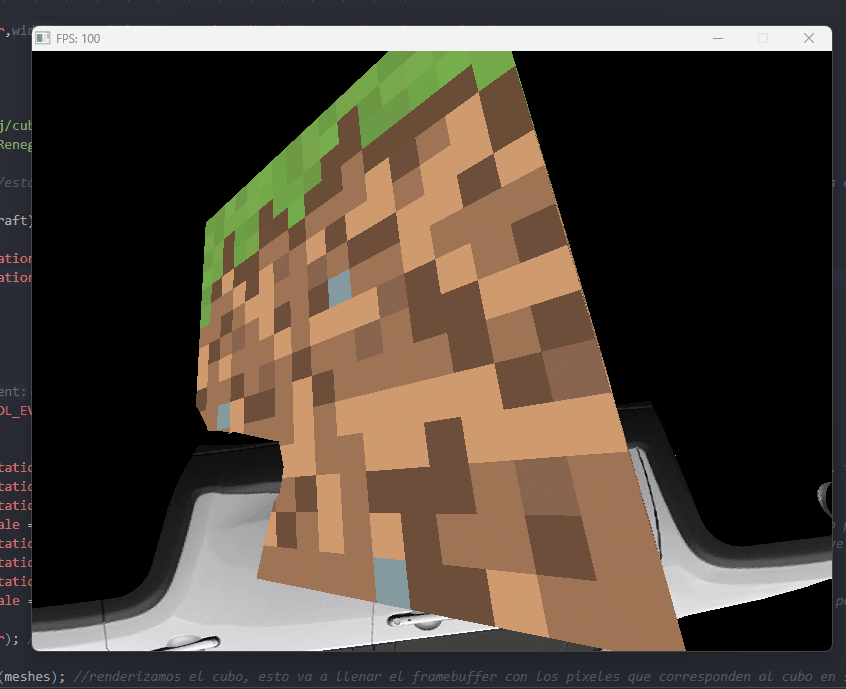 Z-buffer working correctly